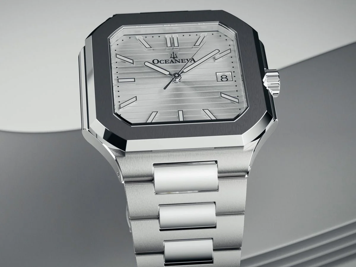 Oceaneva Tenuis Ultra‑Thin Swiss Automatic Silver