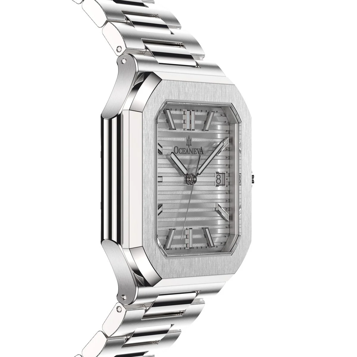 Oceaneva Tenuis Ultra‑Thin Swiss Automatic Silver