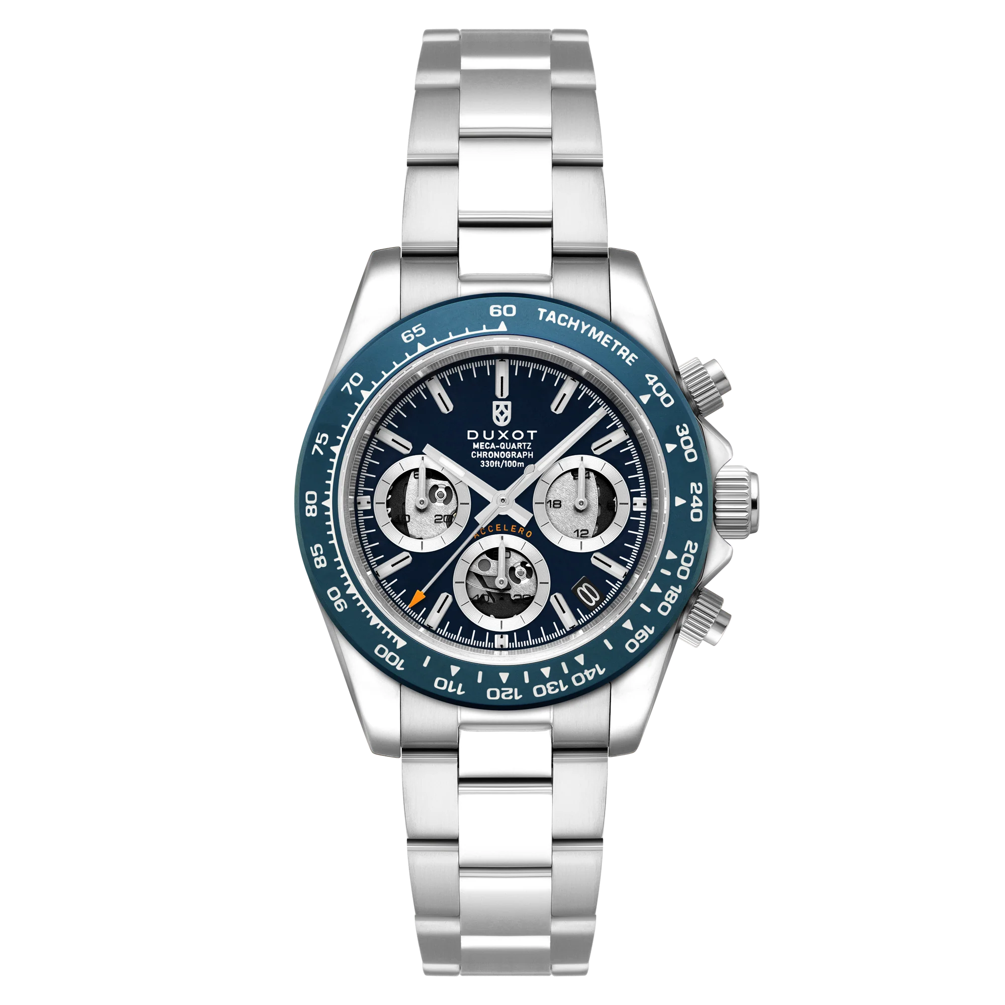 Duxot Accelero Chronograph Compax Skeleton Edition Oceanic Blue