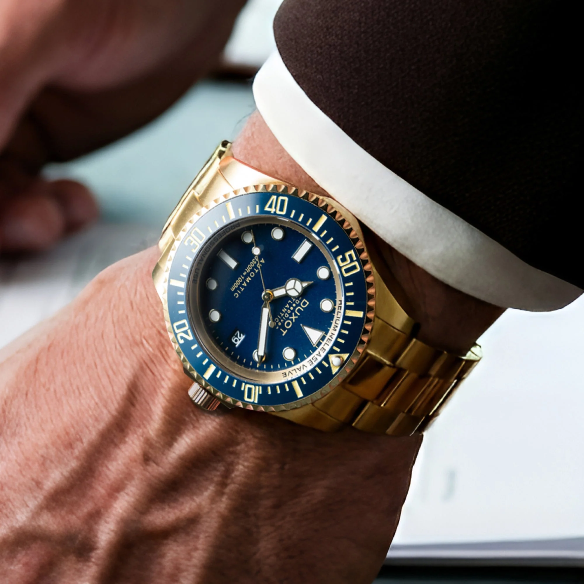 Duxot Atlantica Deep Dive Automatic Limited Edition Deep Blue