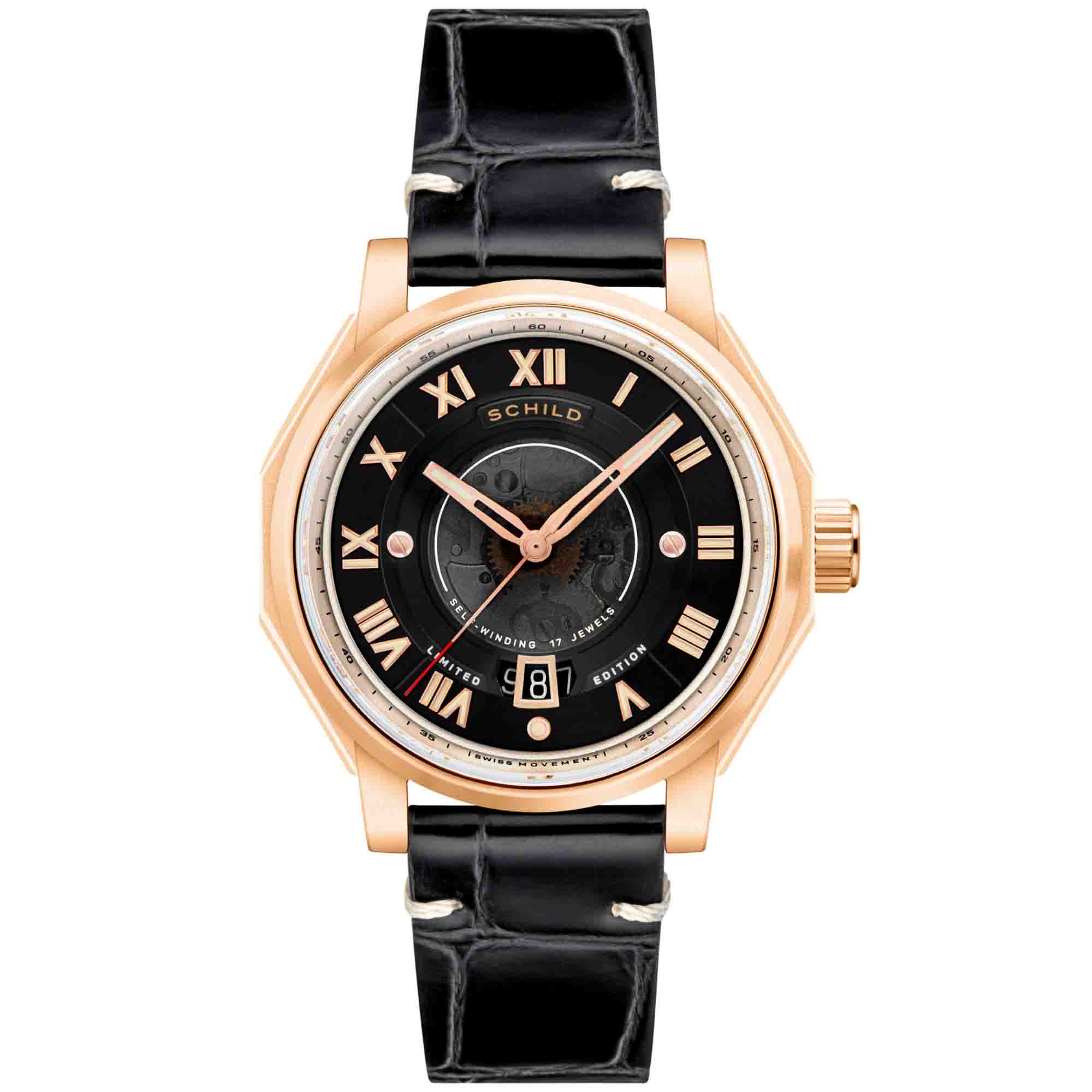 863-schild-johann-swiss-automatic-rose-gold-black-1.jpg Schild Johann Swiss Automatic Rose Gold Black
