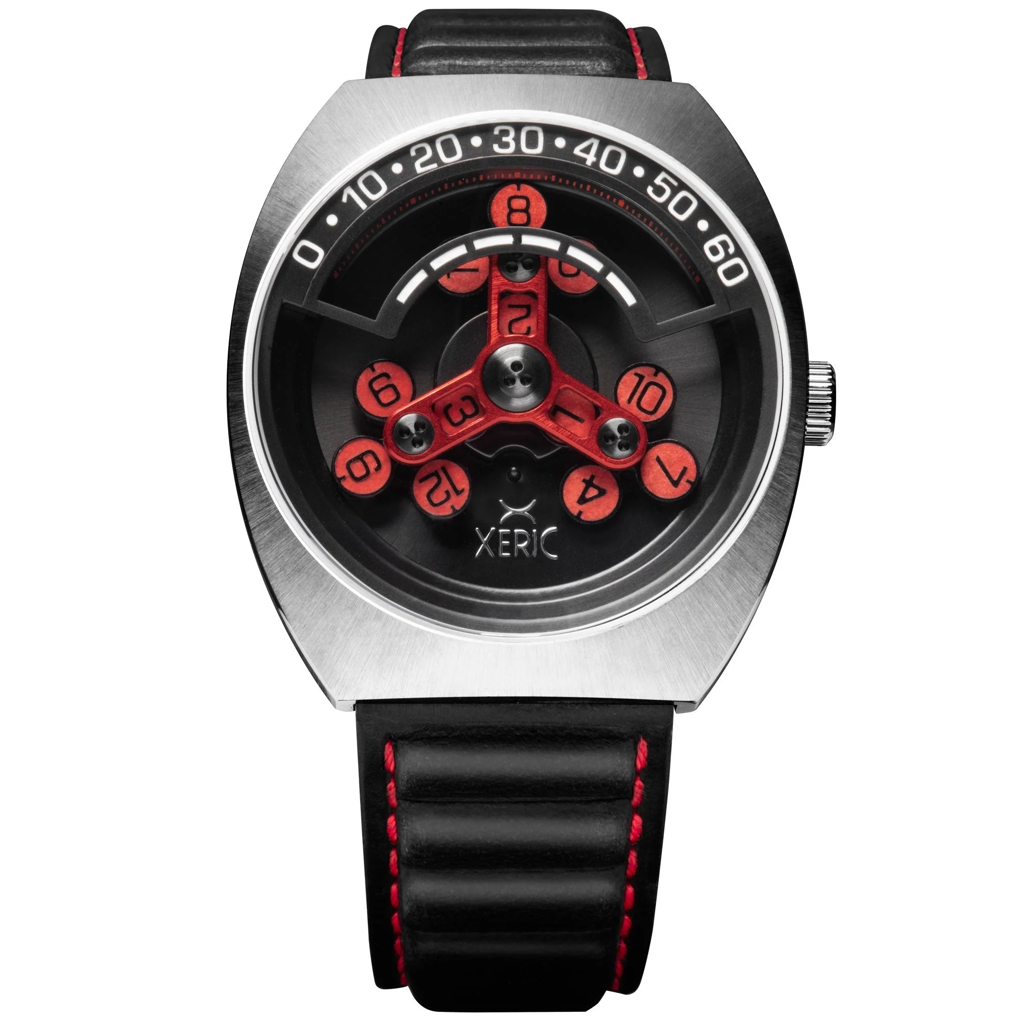 88-xeric-scrambler-automatic-wandering-hour-silver-black-red-1.webp Xeric Scrambler Automatic Wandering Hour Silver Black Red