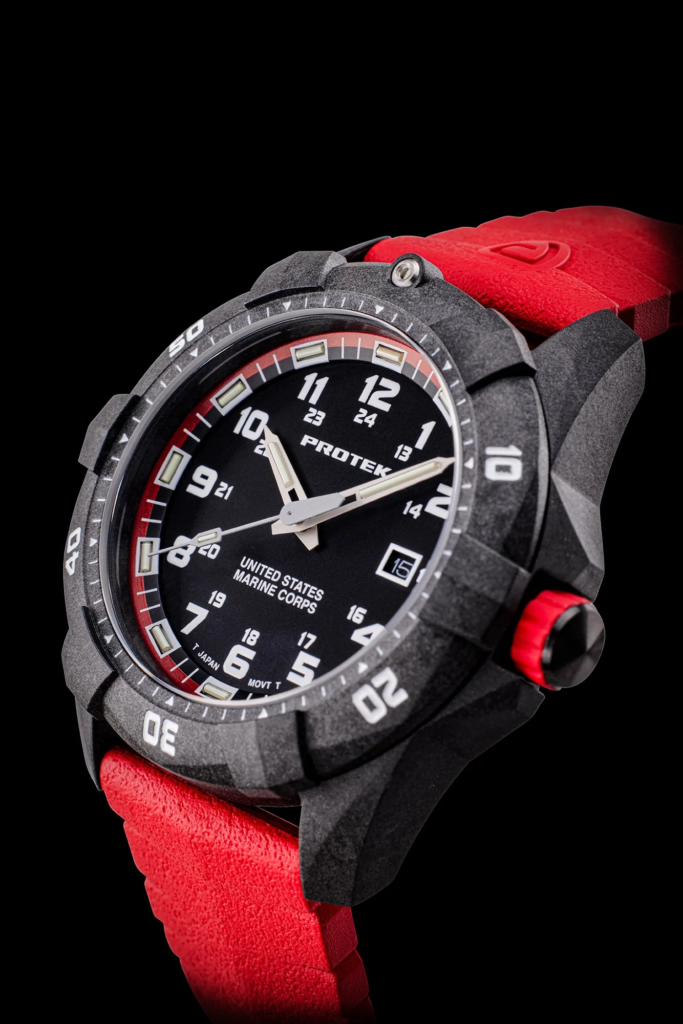 ProTek Carbon USMC Series Dive Red