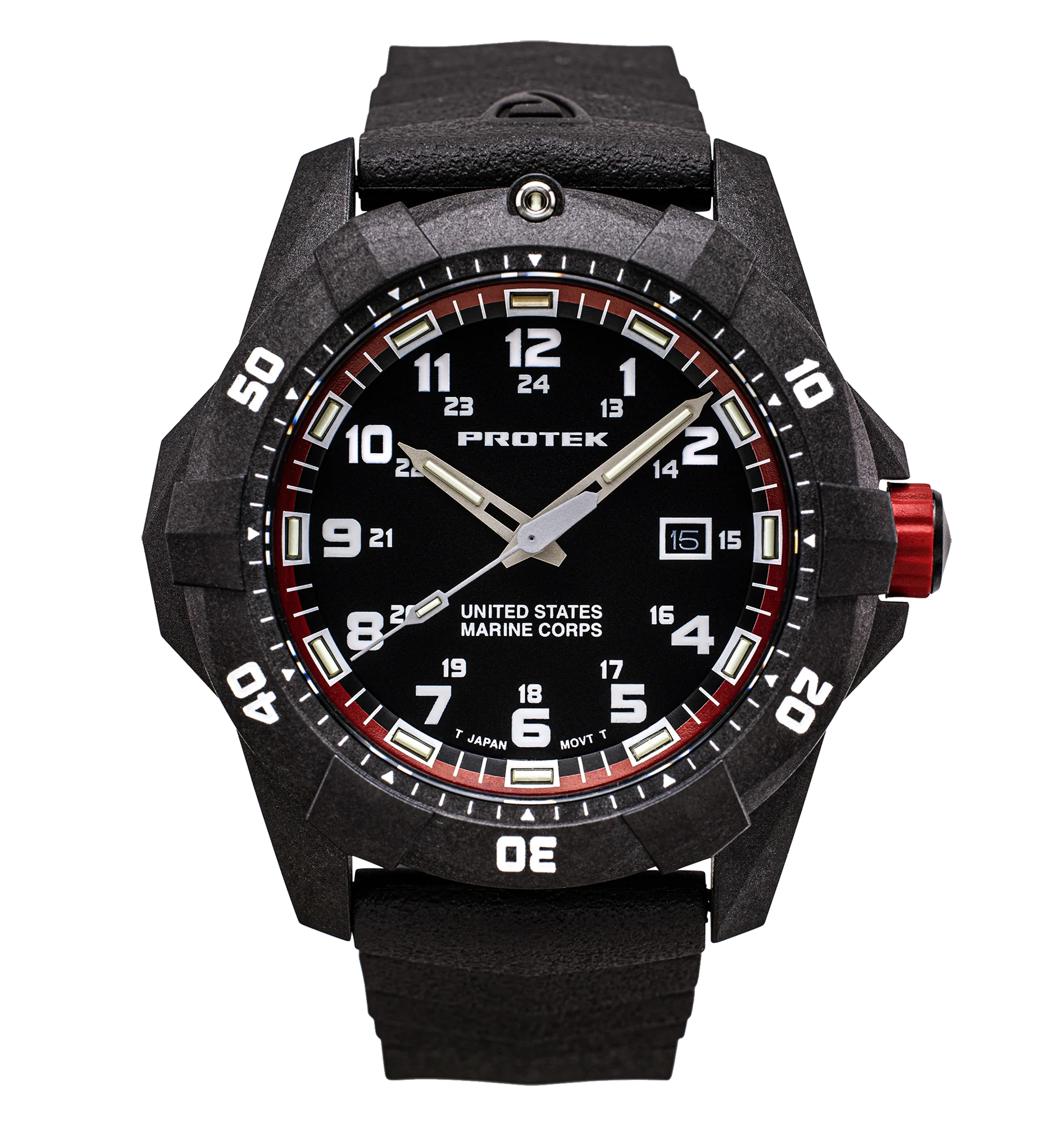 944-protek-carbon-usmc-series-dive-black-red-1.webp ProTek Carbon USMC Series Dive Black Red