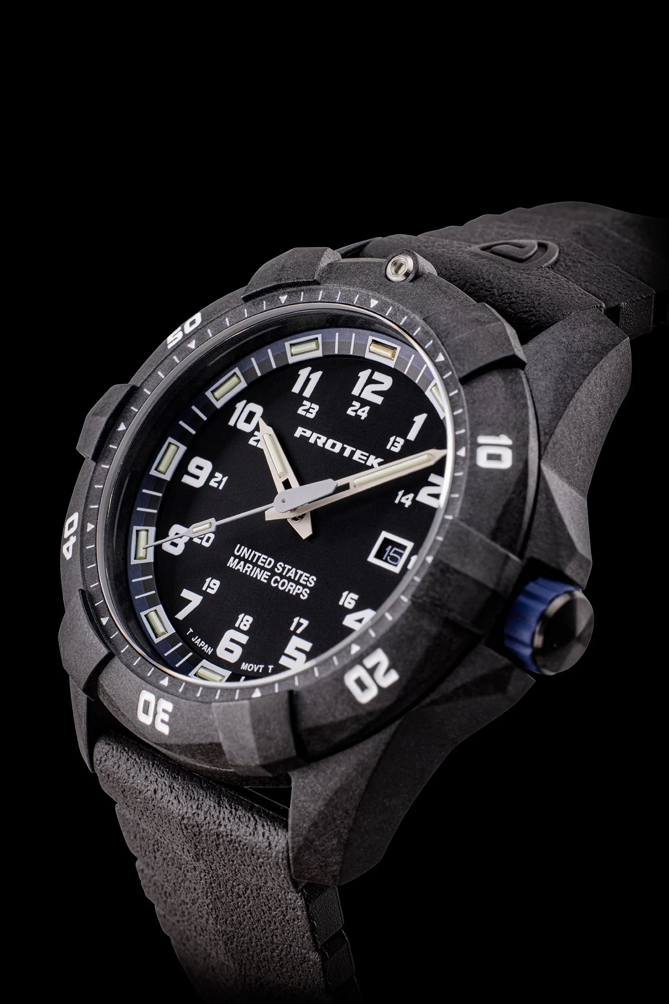 945-protek-carbon-usmc-series-dive-black-blue-5.webp ProTek Carbon USMC Series Dive Black Blue