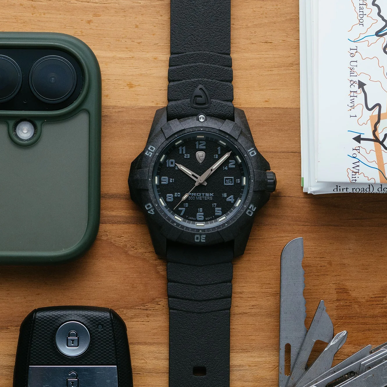 952-protek-carbon-dive-pt1001-series-tritium-all-black-8.webp ProTek Carbon Dive PT1001 Series Tritium All Black