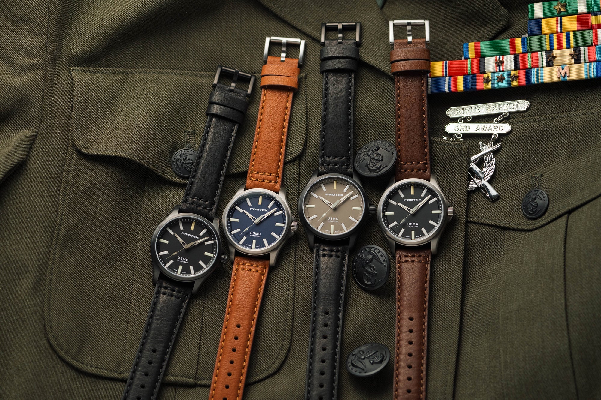 ProTek PT3103 USMC Field Titanium Navy Tan