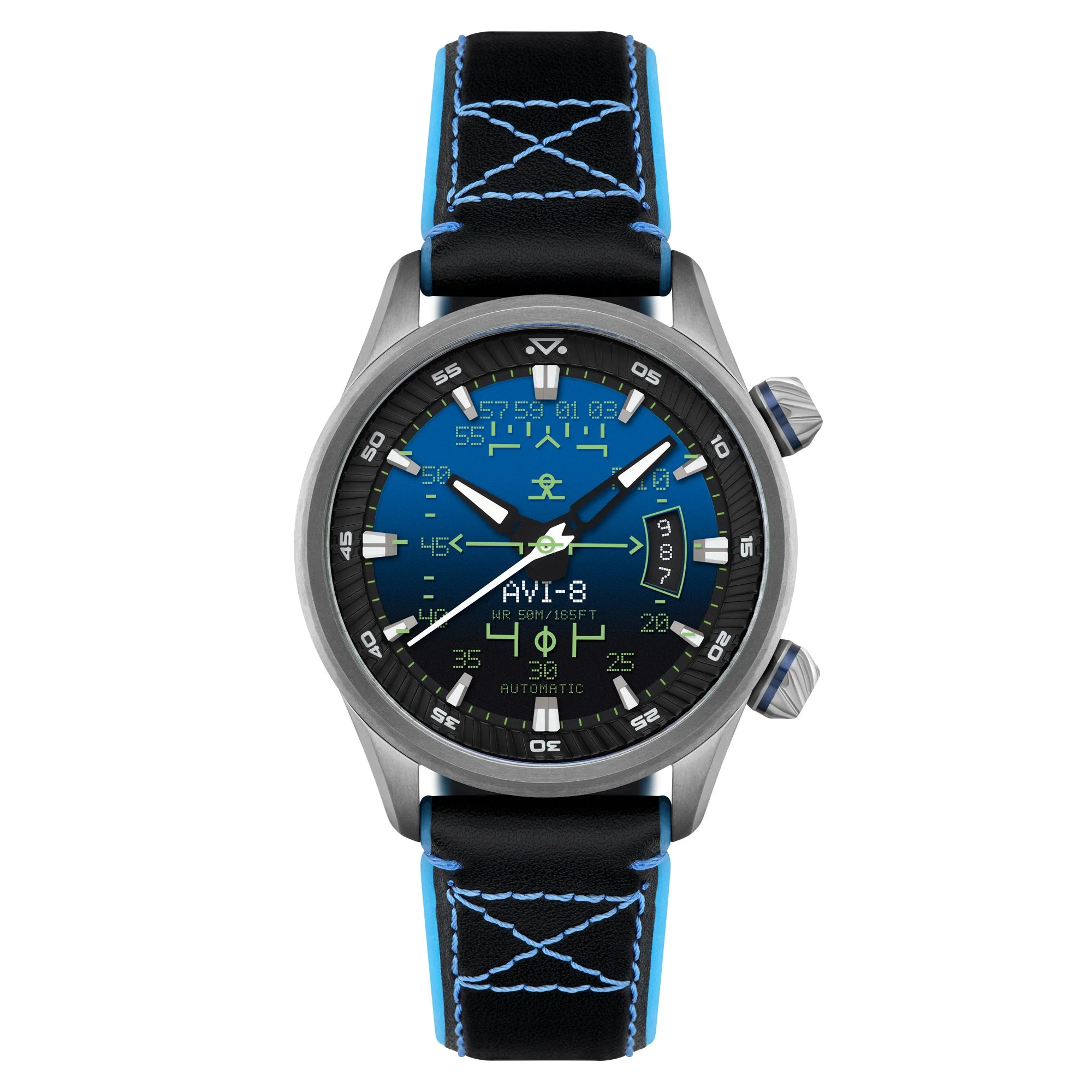 AVI-8 Hawker Harrier HUD Automatic Gradient Blue