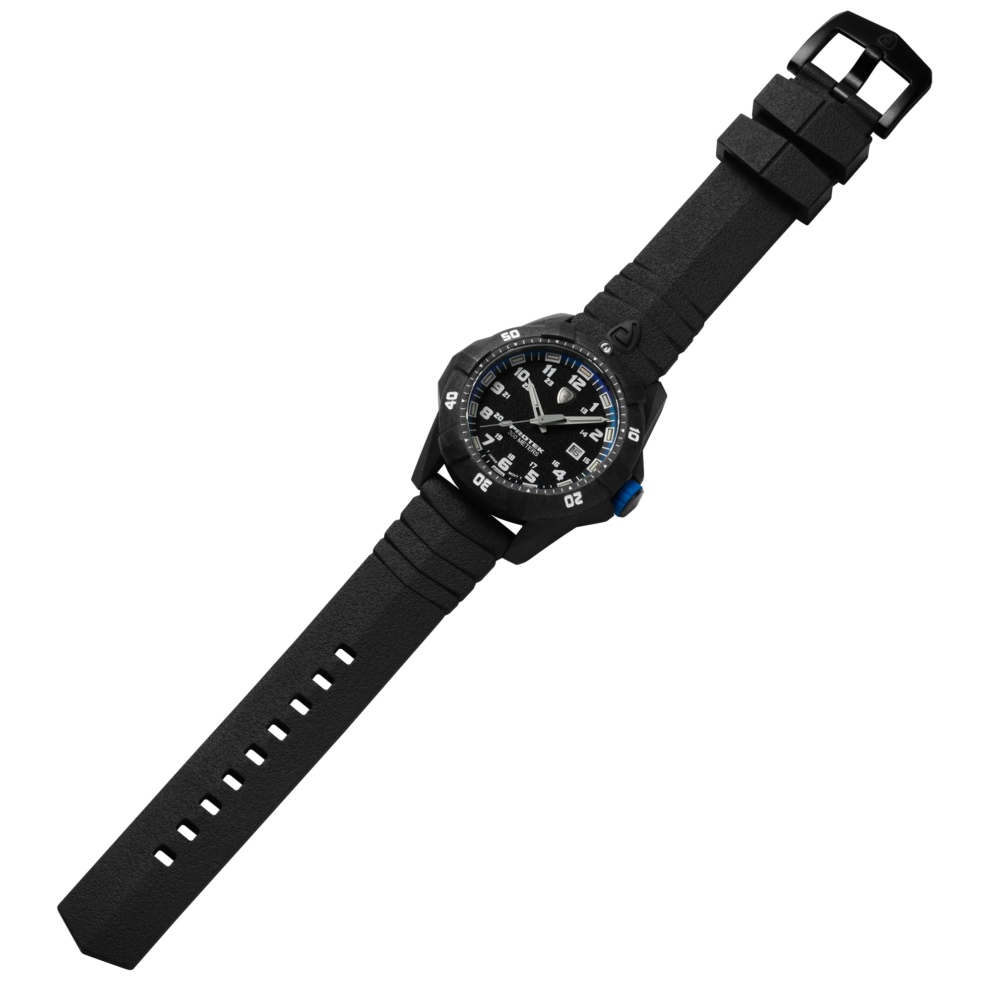 ProTek Carbon Dive PT1003 Series Tritium Black Blue