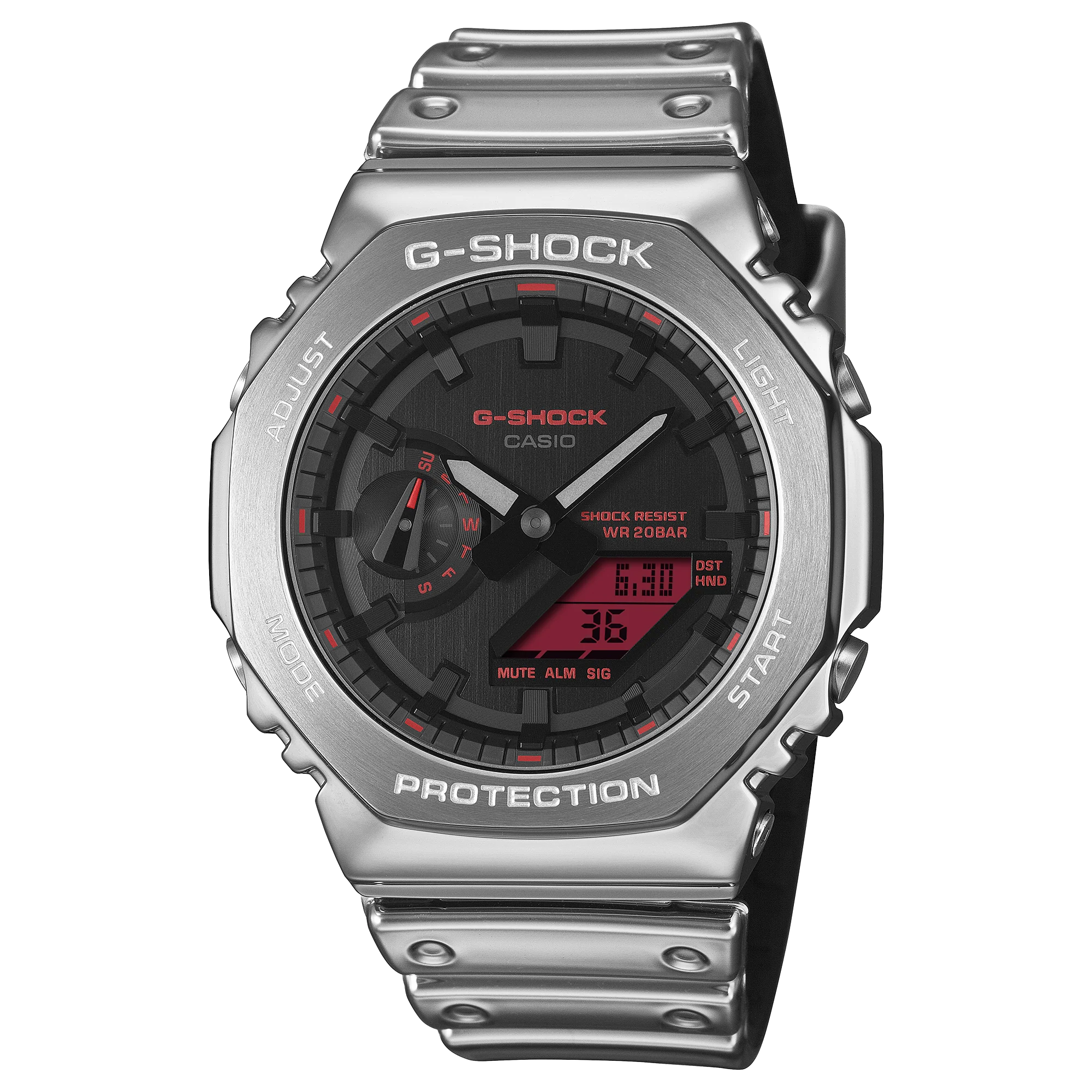 985-g-shock-gm2100-ana-digi-fine-metallic-silver-red-1.webp G-Shock GM2100 Ana-Digi Fine Metallic Silver Red