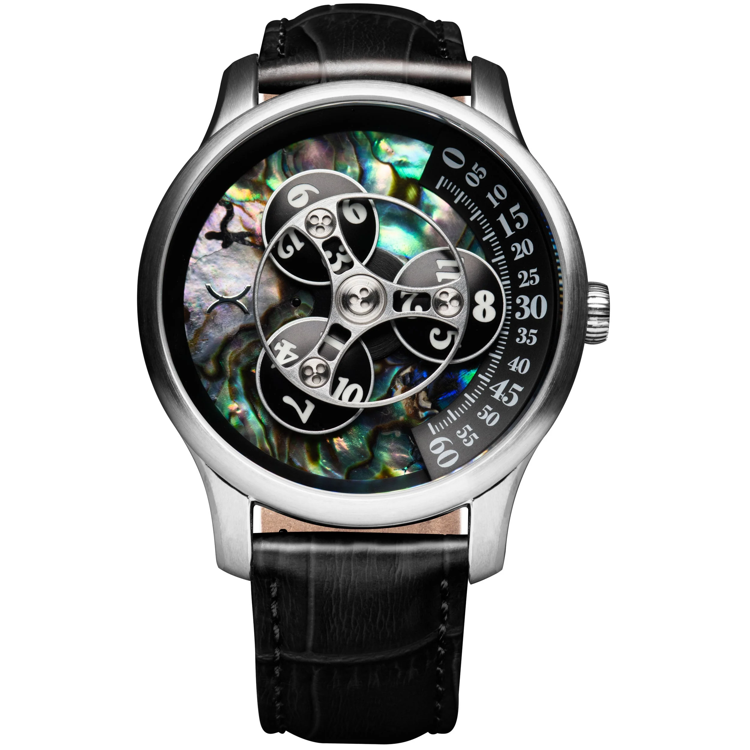 Xeric Triptych Automatic Wandering Hour Stone Edition Abalone